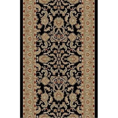 Homeric 9 ft. 3 in. x 12 ft. 6 in. Ankara Oushak Black HO214108